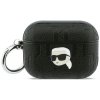 Karl Lagerfeld Monogram Karl Head – Skórzane Etui do Apple AirPods Pro – Black